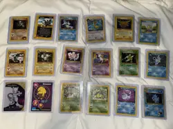 Pokemon Vintage and Modern 59 Card Lot Holo Rare - Image 1