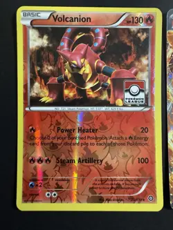 Pokemon Card Lot Volcanion Pokemon League Ex Rev Holo Jorney Together Promo 3 - Image 2
