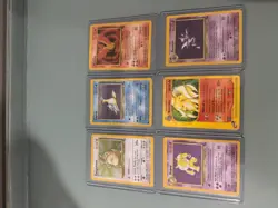 jungle and fossil pokemon lot with one expedition card - Image 1