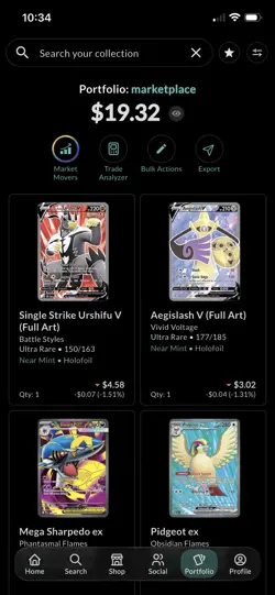 Nintendo Pokemon TCG 10-Card Lot Urshifu V Aegislash V Full Art Holo ENG - Image 2