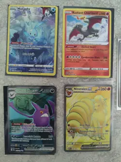 Pokemon card tcg 9 card Lot illustration rare Scarlet violet sword & shield - Image 5