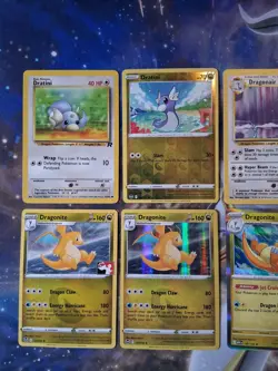 Pokemon Card Collection Lot Dratini, Dragonair, Dragonite, Dragonite Ex - Image 2