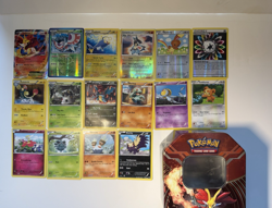 Pokemon TCG 43 Card Lot + Kalos Power Tin — Includes Delphox EX, Holo & Reverse - Image 1