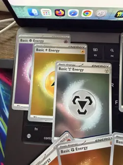 Pokemon TCG Holographic Energy Card Lot (17) NM Holo Cards - Image 2