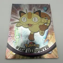 Topps 1999 Pokemon TV Animation Edition Foil 2-Card Lot Meowth #52 Persian #53 - Image 2