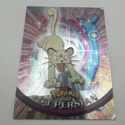 Topps 1999 Pokemon TV Animation Edition Foil 2-Card Lot Meowth #52 Persian #53 - Image 4