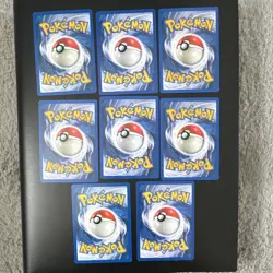 Nintendo Pokemon TCG Neo Discovery 8 Card Lot Octillery Scyther Eevee 2001 - Image 2