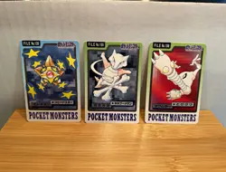 Nintendo Pocket Monsters Pokemon TCG 1997 Japanese 3-Card Lot 120/105/106 - Image 1
