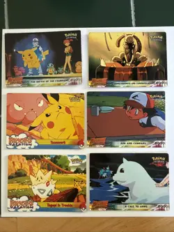 Vintage Pokemon Animation Card Lot Mewtwo Strikes Back Pikachu Foil - Image 1