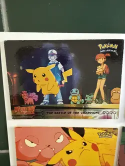 Vintage Pokemon Animation Card Lot Mewtwo Strikes Back Pikachu Foil - Image 3