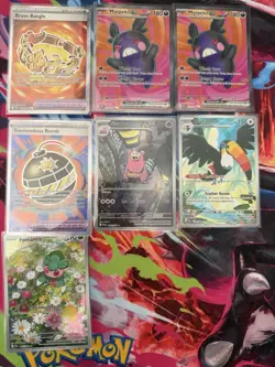 Pokemon TCG pitch black 6-Card Lot Morpeko ex Holo, Slowbro, Toucannon - Image 1