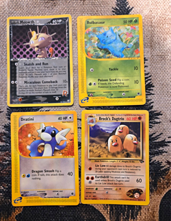 Pokemon TCG 20-Card Mixed Lot English Reverse Holo/Holo Rocket's Meowth - Image 1