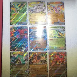 9 NM Pokemon EX Holo Card Lot Mewtwo Serperior Reshiram Ionos Bellibolt - Image 1