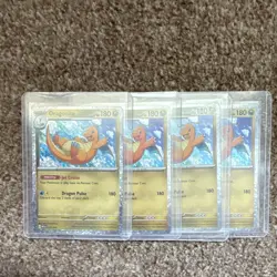 Pokemon TCG Pokemon GO Dragonite 012/078 Holo Rare Card Lot of 4 English - Image 1