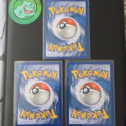 Pokemon TCG HeartGold SoulSilver Basic Energy 3-Card Lot Fire/Fighting/Psychic - Image 2