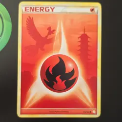 Pokemon TCG HeartGold SoulSilver Basic Energy 3-Card Lot Fire/Fighting/Psychic - Image 3