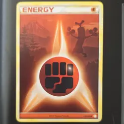 Pokemon TCG HeartGold SoulSilver Basic Energy 3-Card Lot Fire/Fighting/Psychic - Image 5