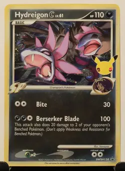 Hydreigon C lv.61 SWSH138 SWSH: Sword & Shield Promo Cards Holo - Image 1