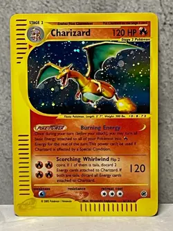 Pokemon Expedition Base Set Charizard Holo 6/165 (LP/LP+) - Image 1