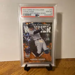 2024 Topps Home Run Challenge Winners Aaron Judge Double Down #HRCDW-17 PSA 10 - Image 1