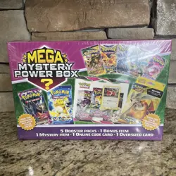 2024 MJ Holding Pokemon Mega Mystery Power Box XY Evolutions Evolving Skies SP🔥 - Image 2