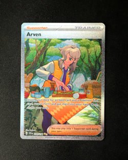 Pokemon Card Arven 249/198 Scarlet & Violet Base Special Illustration Rare - NM⭐ - Image 1