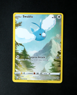 Pokemon Card TCG - Swablu GG27/GG70 - Crown Zenith - Rare Holo - NM ⭐ - Image 1