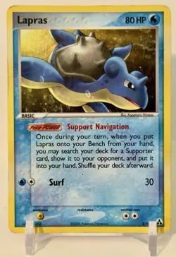 Lapras 8/92 Holo Rare Foil Legend Maker 2006 MP Pokemon TCG - Image 1