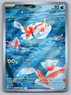 GOLDEEN 087/084 ILLUSTRATION RARE PITCH BLACK POKEMON HOLO NM/M - Image 1