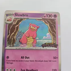 Pokemon TCG Pitch Black stamped Prerelease Slowbro STAFF Promo. 083 rare card - Image 2