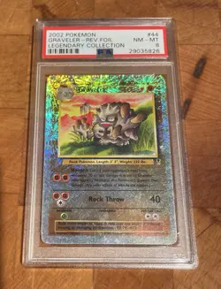 Pokemon Legendary Collection Reverse Holo Graveler | PSA 8 - Image 1