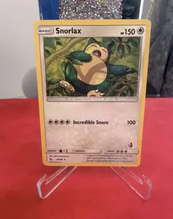 Pokemon Snorlax 50/68 Battle Academy 2020 Mewtwo Stamped Rare NM English Card - Image 1