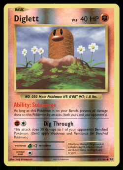 Pokemon TCG - Evolutions - Diglett 55/108 Reverse Holo - P - Image 1