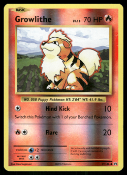 Pokemon TCG - Evolutions - Growlithe 17/108 Reverse Holo - P - Image 1