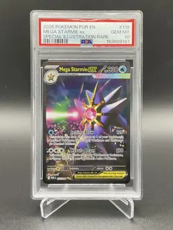Mega Starmie EX SIR #118 Perfect Order PSA 10 GEM MT - Image 1