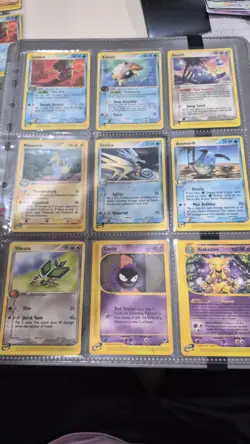 Pokemon TCG EX e-Reader 9-Card Lot Alakazam Gastly Vibrava Manectric - Image 1