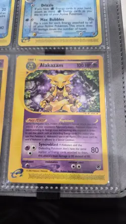 Pokemon TCG EX e-Reader 9-Card Lot Alakazam Gastly Vibrava Manectric - Image 2