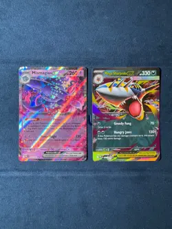 Phantasmal Flames ex Bundle - x2 Cards - Pokemon TCG - Mismagius & Mega Sharpedo - Image 1