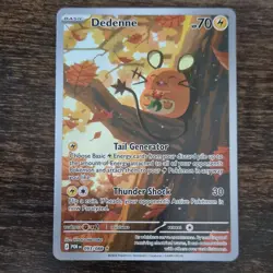 Pokemon TCG Dedenne 093/088 Illustration Rare POR Perfect Order Near Mint - Image 1