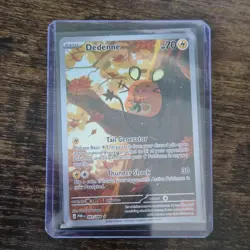 Pokemon TCG Dedenne 093/088 Illustration Rare POR Perfect Order Near Mint - Image 3