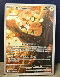 2025 Pokemon TCG Perfect Order DEDENNE 093/088 Illustration Rare Holo NM - Image 1