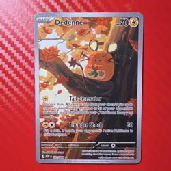Dedenne 093/088 Illustration Rare Pokemon Card NM Full Art Perfect Order - Image 1