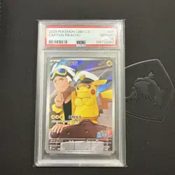 2025 POKEMON SIMPLIFIED CHINESE CBB1 C 0709/09 CAPTAIN PIKACHU [PSA 10] - Image 1