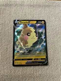 Morpeko V 037/072 Shining Fates NM Ultra Rare Pokemon TCG - Image 1