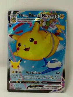 Flying Pikachu VMAX 007/025 Holo VMAX Rare Celebrations Pokemon Near Mint - Image 1