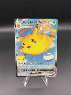 Flying Pikachu VMAX 007/025 Celebrations Holo Rare VMAX Full Art Pokemon Card NM - Image 1