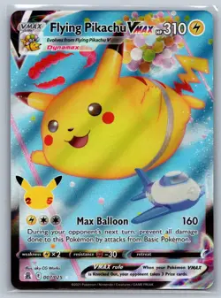 Flying Pikachu VMAX 007/025 Holo VMAX Rare Celebrations Pokemon Near Mint - Image 1