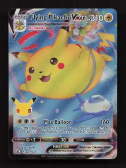 Flying Pikachu VMAX 007/025 Holo VMAX Rare Celebrations Pokemon Near Mint B39-36 - Image 1
