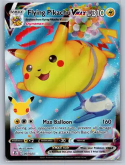 Flying Pikachu VMAX 007/025 Holo VMAX Rare Celebrations Pokemon Near Mint - Image 1