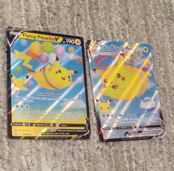 Pokemon TCG Celebrations Flying Pikachu V & VMAX Holo English 006/025 007/025 - Image 1